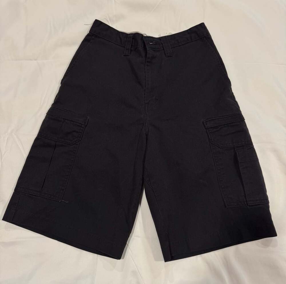 Dickies Black Cargo Shorts W61495E Size 28